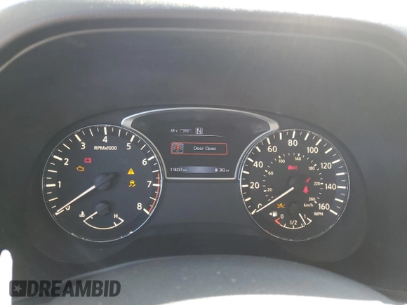 2018 Nissan Pathfinder SV with VIN 5N1DR2MMXJC629843, listed as a Copart auction lot 66561625 with 118,257 mi miles and Clean title. Bid and sale history available at DreamBid. Image 9.