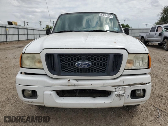 2005 Ford Ranger XLT with VIN 1FTYR44E85PA26625, listed as a Copart auction lot 53986225 with 125,897 mi miles and Clean Title. Bid and sale history available at DreamBid. Image 5.