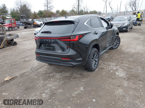 2025 Lexus NX 350h Premium with VIN 2T2GKCEZ6SC039679, listed as a IAAI auction lot 41318185 with 1,782 mi miles and . Bid and sale history available at DreamBid. Image 4.