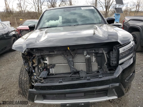 2024 Nissan Frontier PRO-4X with VIN 1N6ED1EKXRN600239, listed as a Copart auction lot 53429825 with 16,383 mi miles and Salvage Title. Bid and sale history available at carsss.com. Image 5.