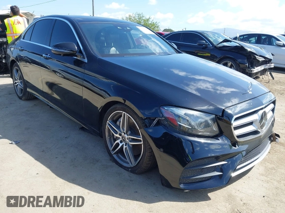 2018 Mercedes-Benz E-Class E 300 with VIN WDDZF4JB1JA320099, listed as a IAAI auction lot 41947023 with 109,868 mi miles. Bid and sale history available at carsss.com. Image 1.