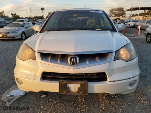 2009 Acura RDX Tech Pkg with VIN 5J8TB185X9A000383, listed as a Copart auction lot 87533825 with 210,264 mi miles and Clean Title. Bid and sale history available at carsss.com. Image 5.