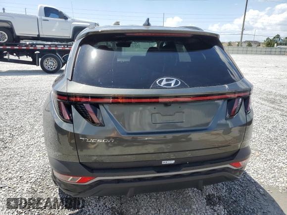 2022 Hyundai Tucson SEL with VIN 5NMJF3AE3NH067374, listed as a Copart auction lot 52634085 with 25,378 mi miles and Salvage Title. Bid and sale history available at DreamBid. Image 6.