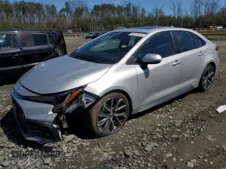 2020 Toyota Corolla XSE with VIN 5YFT4RCE8LP056484, listed as a Copart auction lot 50172275 with 13,546 mi miles and Salvage Title. Bid and sale history available at carsss.com. Image 1.