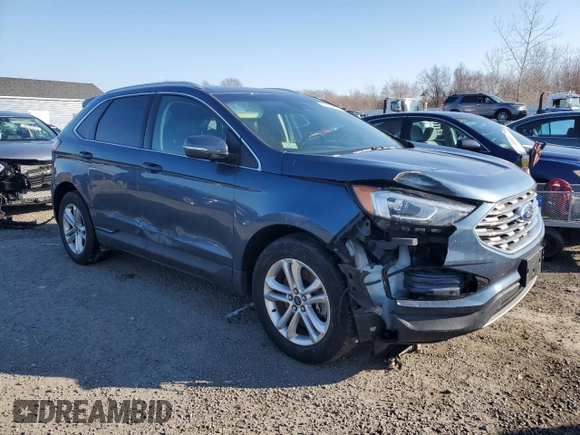 2019 Ford Edge SEL with VIN 2FMPK4J94KBB24282, listed as a Copart auction lot 41458195 with 41,141 mi miles and Salvage Title. Bid and sale history available at carsss.com. Image 4.