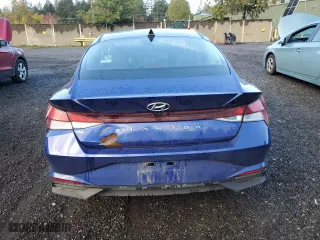 2021 Hyundai Elantra SE with VIN 5NPLL4AG3MH041514, listed as a Copart auction lot 75541444 with 0 mi miles and Salvage Title. Bid and sale history available at carsss.com. Image 6.