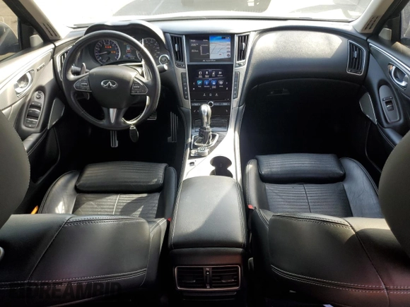 2017 Infiniti Q50 Red Sport 400 с VIN JN1FV7APXHM850726, выставлен на аукционе Copart как лот 45948565 с пробегом 115 835 миль миль и Списание • Salvage title. История ставок и продаж доступна на DreamBid. Изображение 8.