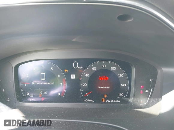 2024 Acura Integra Technology with VIN 19UDE4H69RA018119, listed as a IAAI auction lot 41561088 with 2,665 mi miles and . Bid and sale history available at DreamBid. Image 7.