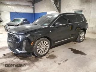 2020 Cadillac XT6 AWD Premium Luxury with VIN 1GYKPDRS4LZ101407, listed as a Copart auction lot 43554815 with 41,263 mi miles and Salvage Title. Bid and sale history available at carsss.com. Image 1.