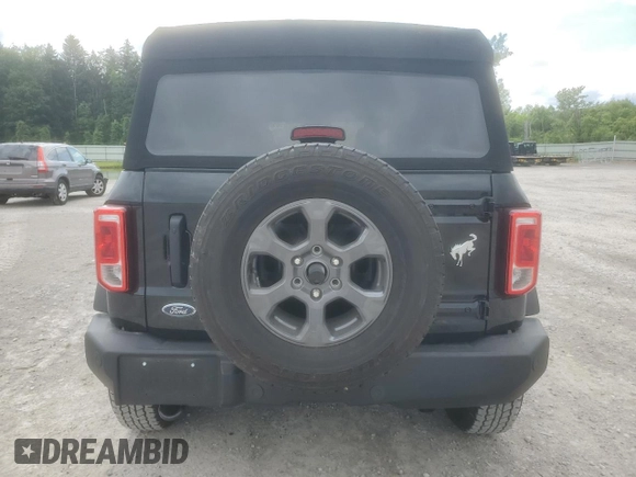 2024 Ford Bronco Big Bend z VIN 1FMDE7BH0RLA72175, wystawiony jako Copart lot #61061865 z przebiegiem 10 842 mil mil oraz Szkoda całkowita • Salvage title. Historia ofert i sprzedaży dostępna na DreamBid. Obrazek 6.