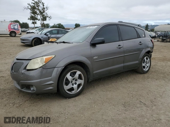 2005 Pontiac Vibe with VIN 5Y2SL66805Z460679, listed as a Copart auction lot 59873495 with 165,692 mi miles and Salvage title. Bid and sale history available at DreamBid. Image 1.