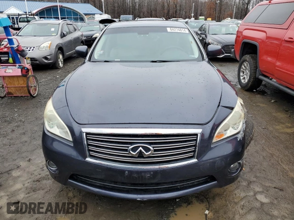 2011 Infiniti M37 with VIN JN1BY1AR7BM373197, listed as a Copart auction lot 84274814 with 158,657 mi miles and Salvage Title. Bid and sale history available at carsss.com. Image 5.