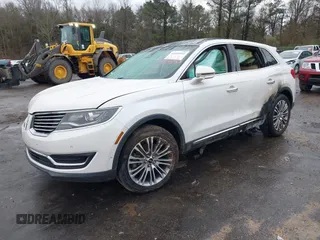 2016 Lincoln MKX Reserve with VIN 2LMTJ6LR8GBL86750, listed as a IAAI auction lot 41293555 with 119,337 mi miles. Bid and sale history available at carsss.com. Image 2.