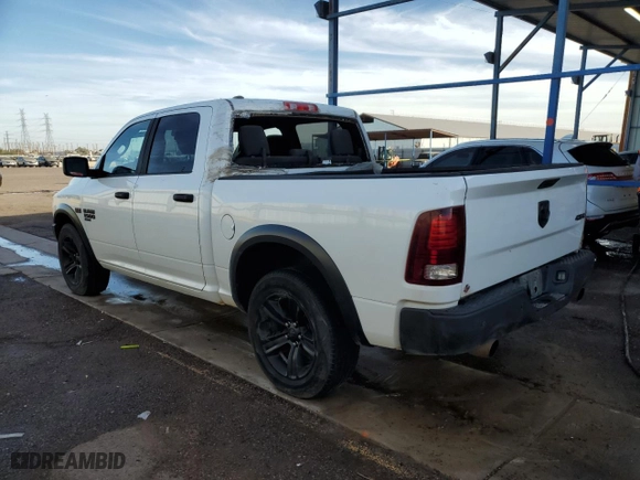 2021 Ram 1500 Classic Warlock with VIN 1C6RR7LT2MS517037, listed as a Copart auction lot 80888014 with 168,184 mi miles and Clean Title. Bid and sale history available at carsss.com. Image 2.