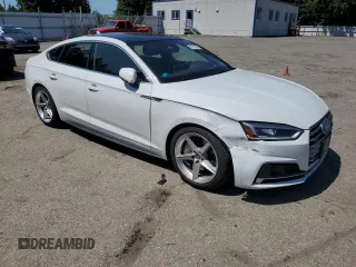 2019 Audi A5 Sportback Prestige z VIN WAUFNCF59KA046744, wystawiony jako Copart lot #59763095 z przebiegiem 50 421 mil mil oraz Szkoda całkowita • Salvage title. Historia ofert i sprzedaży dostępna na DreamBid. Obrazek 4.