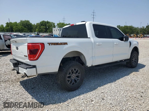 2022 Ford F-150 XL with VIN 1FTEW1E84NFA98656, listed as a Copart auction lot 59326935 with 49,609 mi miles and Salvage title. Bid and sale history available at DreamBid. Image 3.