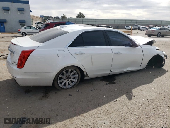 2015 Cadillac CTS Luxury RWD with VIN 1G6AR5SX3F0133672, listed as a Copart auction lot 44944205 with 52,857 mi miles and Salvage Title. Bid and sale history available at DreamBid. Image 3.