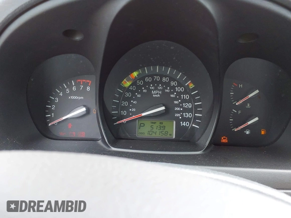 2009 Kia Spectra EX with VIN KNAFE221995613874, listed as a IAAI auction lot 42467453 with 104,158 mi miles and . Bid and sale history available at DreamBid. Image 7.