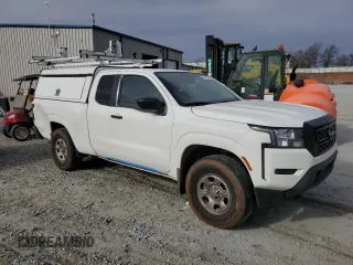 2024 Nissan Frontier S with VIN 1N6ED1CM7RN639682, listed as a Copart auction lot 45129225 with 9,151 mi miles and Salvage Title. Bid and sale history available at carsss.com. Image 4.