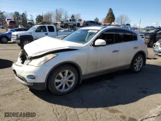 2012 Infiniti EX35 Journey with VIN JN1AJ0HR1CM450440, listed as a Copart auction lot 47045645 with NaN miles and Salvage Title. Bid and sale history available at carsss.com. Image 1.