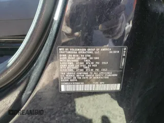 2019 Volkswagen Atlas SEL with VIN 1V2MR2CA1KC558169, listed as a Copart auction lot 53839925 with 95,852 mi miles and Salvage title. Bid and sale history available at DreamBid. Image 13.
