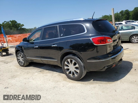 2017 Buick Enclave Leather with VIN 5GAKRBKD9HJ105122, listed as a Copart auction lot 54020875 with 33,457 mi miles and Salvage Title. Bid and sale history available at carsss.com. Image 2.