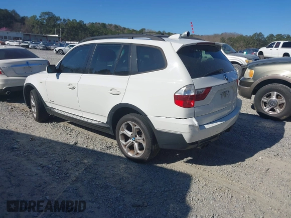 2009 BMW X3 xDrive30i with VIN WBXPC93499WJ30722, listed as a IAAI auction lot 41862997 with 170,028 mi miles. Bid and sale history available at carsss.com. Image 3.