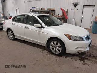 2010 Honda Accord EX-L with VIN 1HGCP3F8XAA000835, listed as a IAAI auction lot 40970094 with 119,444 mi miles and . Bid and sale history available at DreamBid. Image 1.