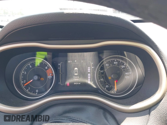 2016 Jeep Cherokee Sport with VIN 1C4PJLAB1GW336793, listed as a IAAI auction lot 42437118 with 8,424 mi miles and . Bid and sale history available at DreamBid. Image 7.