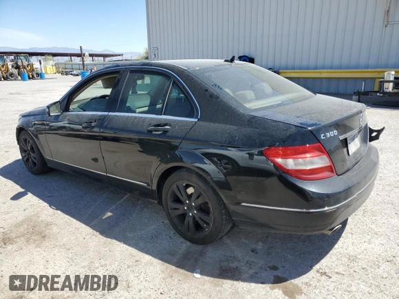 2011 Mercedes-Benz C 300 Sport with VIN WDDGF8BB5BR169204, listed as a Copart auction lot 51707235 with 141,065 mi miles and Salvage Title. Bid and sale history available at carsss.com. Image 2.