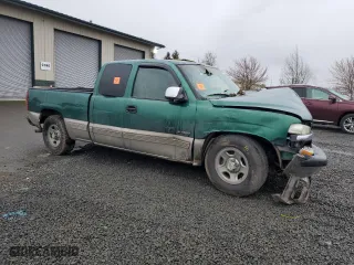 1999 Chevrolet Silverado 1500 LS with VIN 2GCEC19TXX1139101, listed as a Copart auction lot 48391105 with 0 mi miles and Salvage Title. Bid and sale history available at carsss.com. Image 4.