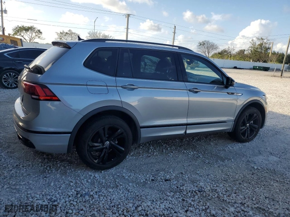 2023 Volkswagen Tiguan SE R-Line Black with VIN 3VVCB7AX4PM054406, listed as a Copart auction lot 85553844 with 0 mi miles and Salvage Title. Bid and sale history available at carsss.com. Image 3.