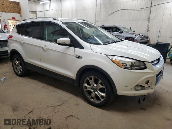 2014 Ford Escape Titanium with VIN 1FMCU9J94EUE52922, listed as a Copart auction lot 52143325 with 193,819 mi miles and Salvage Title. Bid and sale history available at carsss.com. Image 4.