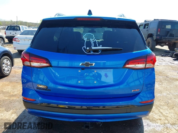2024 Chevrolet Equinox RS with VIN 3GNAXMEG8RS221288, listed as a IAAI auction lot 41976989 with 30,223 mi miles and . Bid and sale history available at DreamBid. Image 17.