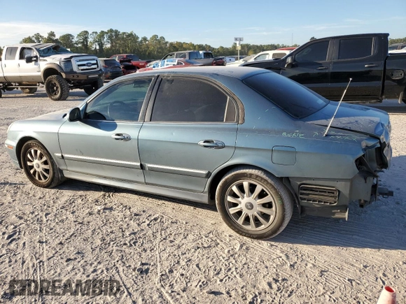 2005 Hyundai Sonata GLS with VIN KMHWF35H45A106280, listed as a Copart auction lot 76607674 with 191,576 mi miles and Salvage Title. Bid and sale history available at carsss.com. Image 2.