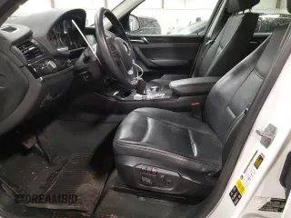 2017 BMW X3 xDrive35i with VIN 5UXWX7C52H0S19204, listed as a Copart auction lot 51147395 with 126,419 mi miles and Clean Title. Bid and sale history available at DreamBid. Image 7.