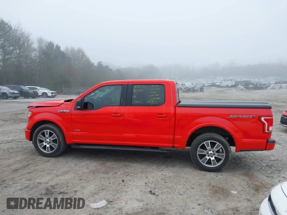 2016 Ford F-150 XL with VIN 1FTEW1CP9GKD03358, listed as a IAAI auction lot 41057089 with 104,573 mi miles and . Bid and sale history available at DreamBid. Image 14.
