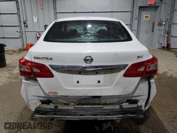 2019 Nissan Sentra SV with VIN 3N1AB7AP6KY299329, listed as a Copart auction lot 84436384 with Not Provided miles and Salvage Title. Bid and sale history available at carsss.com. Image 6.