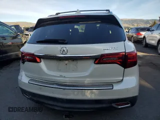 2015 Acura MDX Advance with VIN 5FRYD3H85FB001852, listed as a Copart auction lot 86902384 with 80,195 mi miles and Salvage Title. Bid and sale history available at DreamBid. Image 6.