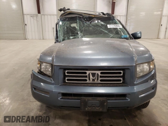 2008 Honda Ridgeline RTL with VIN 2HJYK16508H511894, listed as a Copart auction lot 77176964 with 163,199 mi miles and Non Repairable. Bid and sale history available at carsss.com. Image 5.