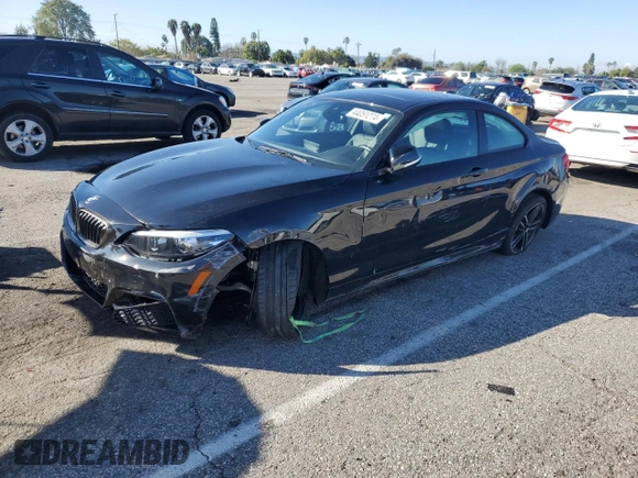 2020 BMW 2 Series M240i with VIN WBA2J5C00L7F39468, listed as a Copart auction lot 44051274 with 35,220 mi miles. Bid and sale history available at carsss.com. Image 1.