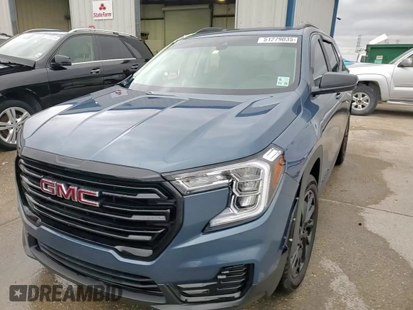 2024 GMC Terrain SLE z VIN 3GKALMEG5RL299448, wystawiony jako Copart lot #51279035 z przebiegiem 8 606 mil mil oraz Szkoda całkowita • Salvage title. Historia ofert i sprzedaży dostępna na DreamBid. Obrazek 15.
