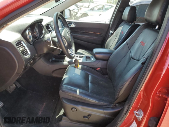 2013 Dodge Durango R/T with VIN 1C4SDHCT9DC689526, listed as a Copart auction lot 56386035 with 65,242 mi miles and Salvage title. Bid and sale history available at DreamBid. Image 7.