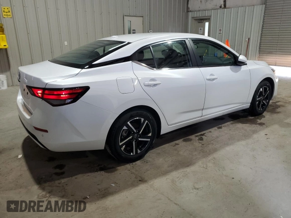 2025 Nissan Sentra SV z VIN 3N1AB8CV8SY208384, wystawiony jako Copart lot #59126745 z przebiegiem 3 864 mil mil oraz Szkoda całkowita • Salvage title. Historia ofert i sprzedaży dostępna na DreamBid. Obrazek 3.