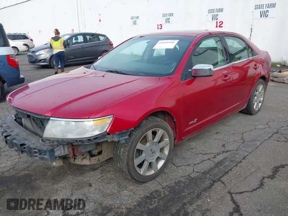 2008 Lincoln MKZ with VIN 3LNHM28T98R645089, listed as a IAAI auction lot 41601946 with 128,480 mi miles. Bid and sale history available at carsss.com. Image 20.