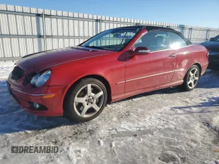 2006 Mercedes-Benz CLK-Class 5.0L with VIN WDBTK75G46T065994, listed as a Copart auction lot 87598525 with 65,703 mi miles and Salvage Title. Bid and sale history available at carsss.com. Image 1.