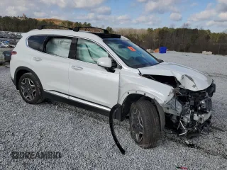 2022 Hyundai Santa Fe Limited with VIN 5NMS44AL0NH421303, listed as a Copart auction lot 86700814 with 32,753 mi miles and Salvage Title. Bid and sale history available at carsss.com. Image 4.
