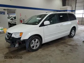 2012 Dodge Grand Caravan SXT with VIN 2C4RDGCG3CR179271, listed as a Copart auction lot 51491005 with 154,217 mi miles and Salvage Title. Bid and sale history available at DreamBid. Image 1.