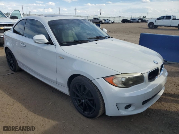 2012 BMW 1 Series 128i with VIN WBAUP7C52CVP22295, listed as a Copart auction lot 69062424 with 39,321 mi miles and Salvage Title. Bid and sale history available at carsss.com. Image 4.