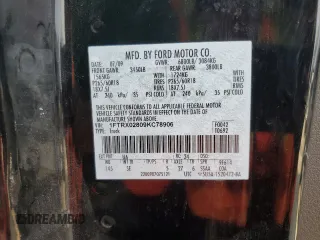 2009 Ford F-150 z VIN 1FTRX02809KC78906, wystawiony jako Copart lot #55922015 z przebiegiem 91 300 mil mil oraz Szkoda całkowita • Salvage title. Historia ofert i sprzedaży dostępna na DreamBid. Obrazek 13.